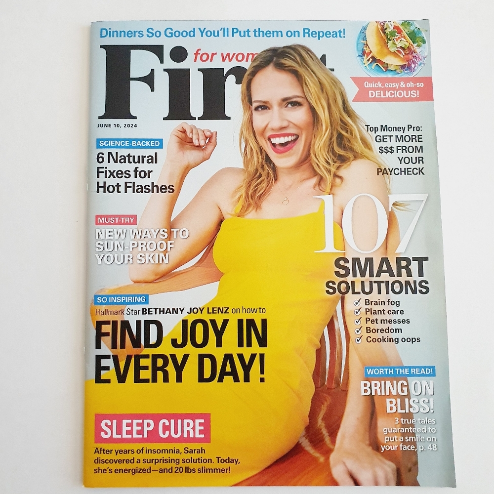 First For Women Magazine June 10, 2024  Bethany Joe Lenz